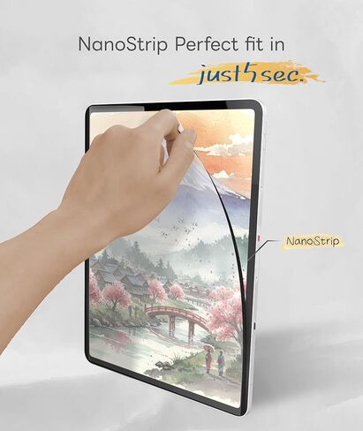 واقي شاشة قابل للفصل من EIP لجهاز Lenovo Chromebook Duet Gen 9 2025 (10.95 بوصة)، تقنية نانو قابلة لإعادة الاستخدام، سهل التركيب والفصل، مضاد للتوهج، رسم ورسم مثل الورق in Kuwait