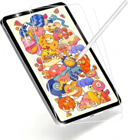 واقي شاشة زجاجي ورقي لجهاز iPad A16 11th/10th (2025 11 بوصة/2022 10.9 بوصة) | زجاج مقسى 9H، فيلم كتابة غير لامع، كتابة مثل الورق، طقم محاذاة تلقائية، مضاد للتوهج، متوافق مع قلم Apple in Kuwait