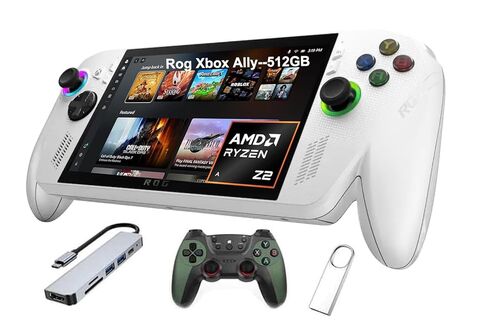 وحدة تحكم ASUS ROG Xbox Ally 7 بوصة FHD للألعاب، شاشة لمس LED IPS 120 هرتز، معالج AMD Ryzen Z2 A، 16 جيجابايت، Windows 11، مع مجموعة GSF 3 في 1 (16 جيجابايت | 512 جيجابايت SSD) in Kuwait