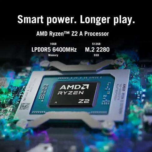 وحدة تحكم ASUS ROG Xbox Ally 7 بوصة FHD للألعاب، شاشة لمس LED IPS 120 هرتز، معالج AMD Ryzen Z2 A، 16 جيجابايت، Windows 11، مع مجموعة GSF 3 في 1 (16 جيجابايت | 512 جيجابايت SSD) in Kuwait
