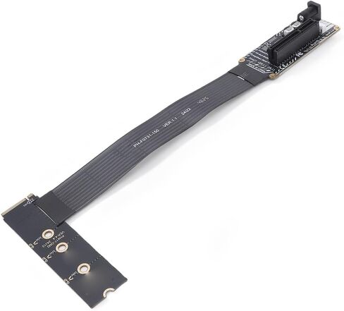 محول كابل تمديد مفتاح Fabater PCIe 4.0 x4 إلى M.2 M بسرعة 64 جيجابت في الثانية مع كابل FPC مرن لتوسيع وحدة معالجة الرسومات الجرافيكية الخارجية وSSD، متوافق مع فتحات NVMe 2230 2242 2260 2280 in Kuwait
