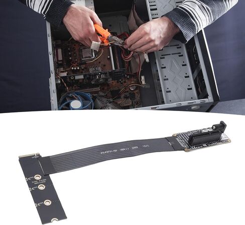 محول كابل تمديد مفتاح Fabater PCIe 4.0 x4 إلى M.2 M بسرعة 64 جيجابت في الثانية مع كابل FPC مرن لتوسيع وحدة معالجة الرسومات الجرافيكية الخارجية وSSD، متوافق مع فتحات NVMe 2230 2242 2260 2280 in Kuwait