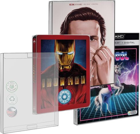 مجموعة أدوات Malko لحماية الوسائط المادية - Steelbook، Steelbook مع غلاف وغطاء حماية Blu-ray in Kuwait