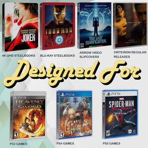 مجموعة أدوات Malko لحماية الوسائط المادية - Steelbook، Steelbook مع غلاف وغطاء حماية Blu-ray in Kuwait