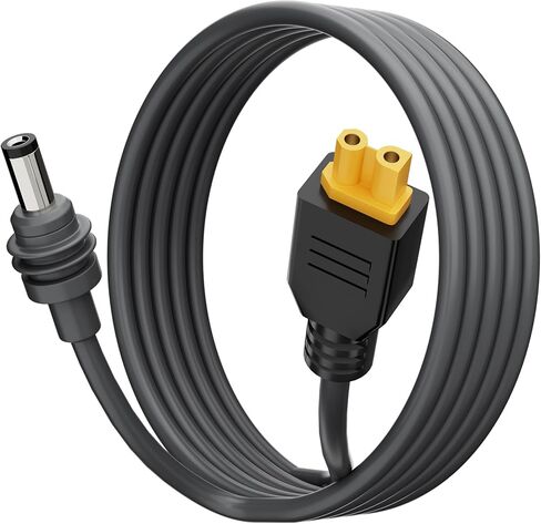 موصل Starlink Mini Cable SAE مع محول عكسي قطبي، كابل طاقة Starlink Mini SAE قابس إلى قابس DC 3FT للسيارات RV مولد بطارية لوحة شمسية يخت يعمل بالطاقة 1 متر in Kuwait