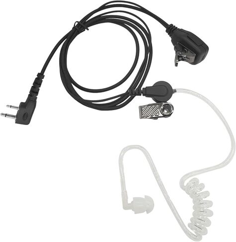 2-Pin Acoustic Tube Earpiece with Mic Compatible for Icom Radios IC-V8 V80 V82 V85 F3011 F4011 F3001 F4001 F1000 F2000 T70A F33 F4026 F3G F4G F11 F14 F21 F24 Series in Kuwait