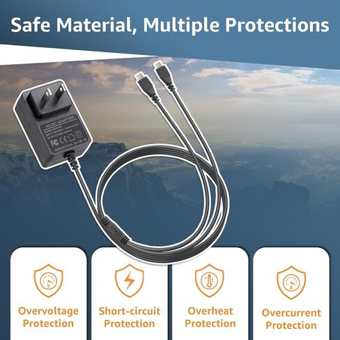 Charger for Motorola Radio Talkabout PMPN4204AR Y-Cable Compatible with Motorola Talkabout T200 T400 T460 T470 T500 T600 T800 with Dual Micro-USB Chargers in Kuwait
