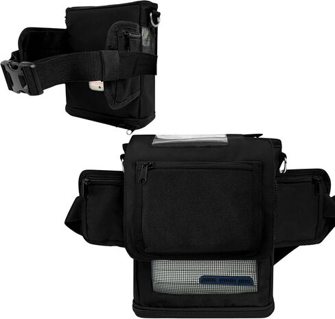 حقيبة Fanny Pack/Hip لـ Inogen One G5 (I0-500) وOxyGo Next (1400-3000) (أسود) in Kuwait