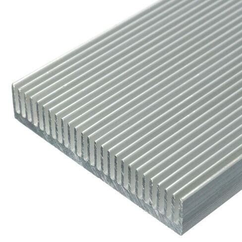 10 قطعة 100x41x8 مللي متر الألومنيوم بالوعة الحرارة بالوعة الحرارة برودة لارتفاع الطاقة LED مكبر للصوت الترانزستور التبريد in Kuwait