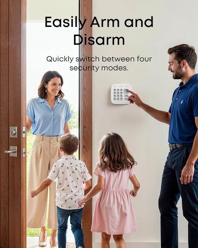 مجموعة نظام أمان الإنذار eufy المكونة من 5 قطع مع HomeBase 3، أنظمة أمان المنزل الذكي أو الأعمال اللاسلكية، قابلة للتوسيع، سهلة الإعداد، التحكم في التطبيق، بدون رسوم شهرية in Kuwait
