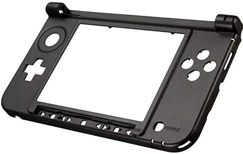 غطاء إطار متوسط ​​سفلي مزود بمفصلة وسطية لوحدة تحكم الألعاب 3DS XL 3DS LL باللون الأسود in Kuwait