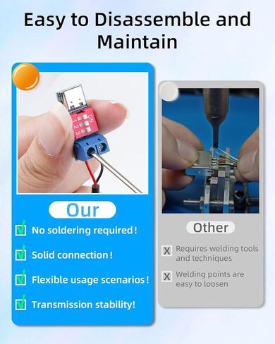 GELRHONR USB C PD Trigger Board Module, PD/QC Fast Charge with Adjustable Voltage 5V/9V/12V/15V/20V via DIP Switch,Power Delivery Boost Module for Laptop, Phone, Electronic Test, DIY (4 Pack) in Kuwait