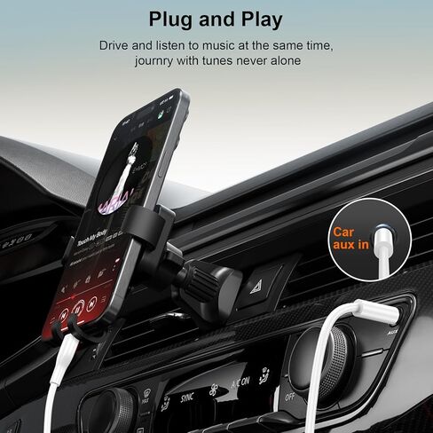 USB C to Aux Cord for Car Compatible with iPhone 17/17Pro/17Pro Max/17Air/16/15, USB C to 3.5mm Audio Aux Jack Cable Type C to 3.5mm Headphone Male Cord Car Cable for Samsung Galaxy S25Ultra, Pixel 10 in Kuwait