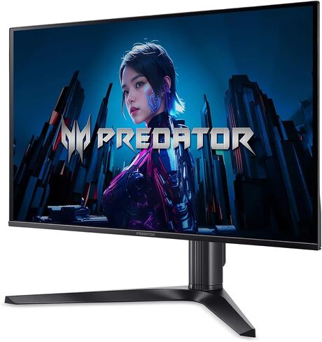 acer Predator 27" Gaming Monitor | 4K UHD 3840x2160 QD-OLED | AMD FreeSync Premium Pro | 240Hz | 0.03ms (G to G) | True Black 400 | USB Type-C, 2 x Display Port 1.4 & 2 x HDMI 2.1 | X27 X1bmiippruzx in Kuwait