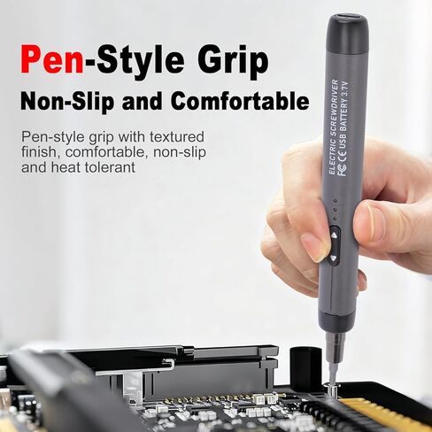 Weytoll Electric Screwdriver Kit, Mini Electric Screwdriver, with 38 Bits, 6 Pry Tools and Storage Case, Precision Screwdriver Set, Portable Cordless Kit for PC, Phone, Electronics Repair in Kuwait