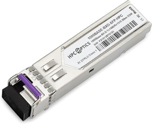 متوافق مع جهاز الإرسال والاستقبال SFP ثنائي الاتجاه Alcatel 3HE00868CB | 1G BX-D 1490/1310 10 كم (بيدي) LC Simplex 3HE00868CB-HPC in Kuwait