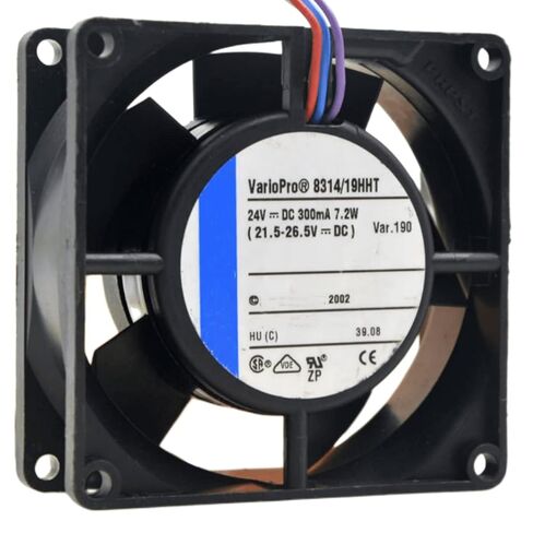 24V 8314/19HHT 300mA 7.2W 8032 مروحة تبريد 4 أسلاك in Kuwait