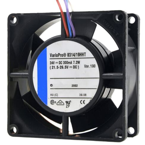24V 8314/19HHT 300mA 7.2W 8032 مروحة تبريد 4 أسلاك in Kuwait
