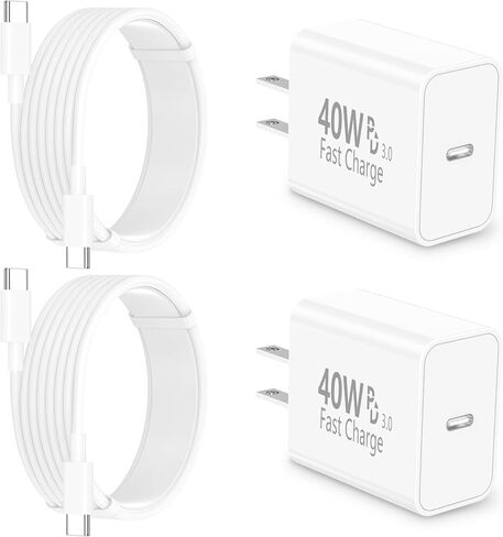 [معتمد من Apple MFi] شاحن iPhone 17 شحن سريع، Stuffcool 4 عبوات PD 20 وات USB C شواحن محول طاقة ديناميكي من النوع C + كابل 6FT من النوع C لهاتف iPhone 17/17 Pro/17 Pro Max/16 Pro/15/iPad in Kuwait
