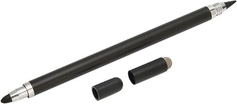 Active Stylus Pens for Touch Screens, 3 in 1 Accurate Positioning Fine Point Stylus, Universal Capacitive Stylus with 2 Fiber Nibs for Mobile Phone Tablet Smart Device(Black) in Kuwait