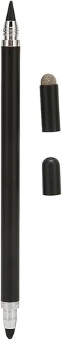 Active Stylus Pens for Touch Screens, 3 in 1 Accurate Positioning Fine Point Stylus, Universal Capacitive Stylus with 2 Fiber Nibs for Mobile Phone Tablet Smart Device(Black) in Kuwait
