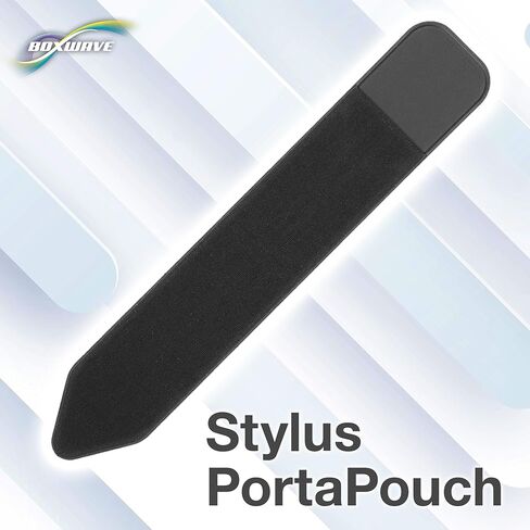 حقيبة BoxWave Stylus متوافقة مع ASUS ROG Flow Z13 (2022) - Stylus PortaPouch، حامل قلم Stylii محمول ذاتي اللصق - أسود داكن in Kuwait