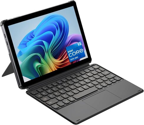 CHUWI 2 in 1 Laptop Tablet, Windows 11 Tablet with Keyboard 10.1'', Intel i3 (Up to 3.9GHz), 8GB RAM 256GB SSD, Windows Tablet PC in Kuwait