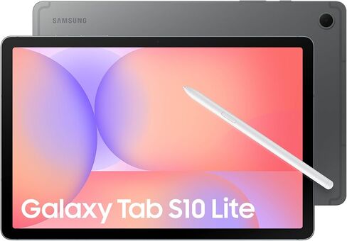 Samsung Galaxy Tab S10 Lite، ذاكرة وصول عشوائي 6 جيجابايت، 128 جيجابايت، واي فاي فقط، عمر بطارية طويل، شاشة LCD 10.9 بوصة، قلم S لتدوين الملاحظات، Exynos 1380، دائرة للبحث، أدوات الذكاء الاصطناعي، رمادي (متجدد) in Kuwait