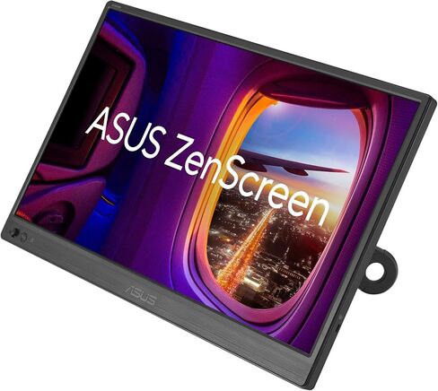 ASUS ZenScreen 16" Portable USB Monitor (MB169CK-P) - Full HD, IPS, Dual USB-C, Eye Care, Flicker Free, Blue Light Filter, Anti-Glare Surface, 360° Kickstand, 3 yr Warranty in Kuwait