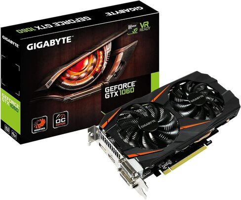 جيجابايت GeForce GTX 1060 WINDFORCE OC 6G (GV-N1060WF2OC-6GD) (متجددة) in Kuwait