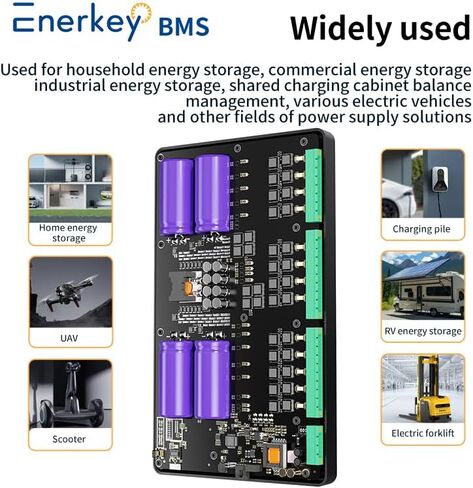 15A Smart Active Balancer 2S-24S Li-ion LiFePO4 Lithium 12V-120V Battery Equalizer in Kuwait