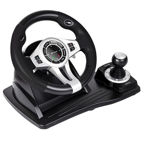 عجلة القيادة Tracer Roadster 4 في 1 لأجهزة الكمبيوتر/PS3/PS4/Xone 2 مجموعة دواسات رافعة تروس بزاوية دوران 270 درجة in Kuwait