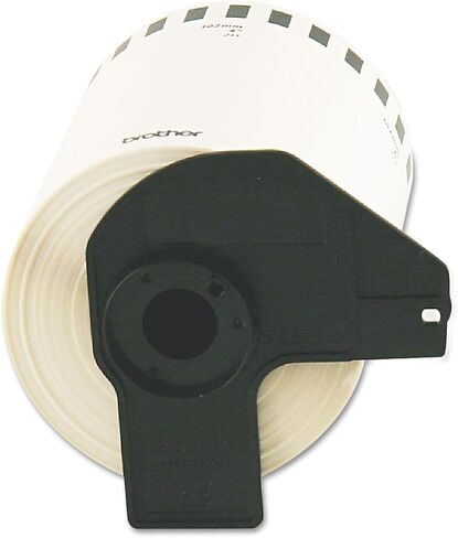 Brother DK2243 Continuous Length Shipping Label Tape for QL-1050, 4-Inch x 100 ft Roll, White in Kuwait