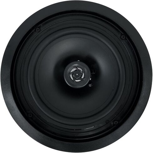 Rockville RPA60BT V2 Bundle: 1000W 2-Channel Karaoke Receiver Amplifier Mixer Bluetooth/USB, (4) Pairs HC85-16 Black 8" in-Ceiling Home Theater Speakers 16-Ohm, 5-Items in Kuwait