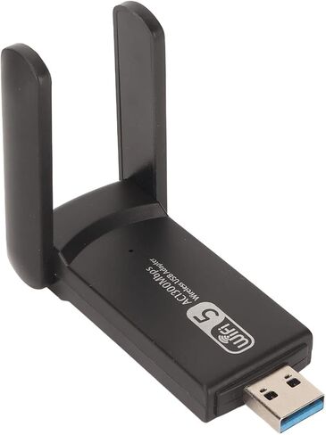 Ciciglow USB WiFi محول، 1200Mbps 2.4 جيجا هرتز 5.8 جيجا هرتز ثنائي النطاق جيجابت بطاقة شبكة الكمبيوتر المحمول، محول الشبكة اللاسلكية Vista / /2000/7/8/10، لنظام التشغيل Linux، لنظام التشغيل in Kuwait