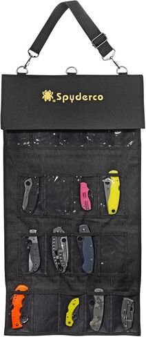 Spyderco SpyderPac - تتضمن جيوب عميقة بتصميم بوليستر عالي التحمل، ونافذة بلاستيكية شفافة، وإغلاق فيلكرو، وحزام كتف قابل للتعديل in Saudi Arabia