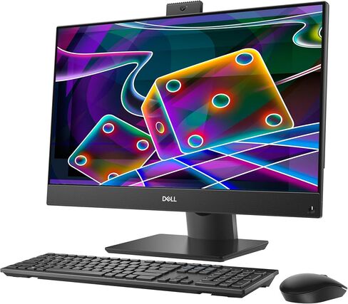كمبيوتر مكتبي Dell OptiPlex 7470 الكل في واحد، Intel Core i7-9700، ذاكرة الوصول العشوائي 8 جيجابايت، 256 جيجابايت SSD، 23.8 بوصة FHD (1920x1080) AIO PC للأعمال، OptiPlex AIO PC Windows 11 Pro (متجدد) in Kuwait