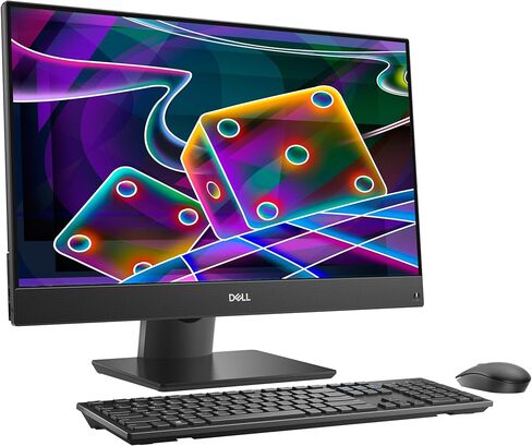 كمبيوتر مكتبي Dell OptiPlex 7470 الكل في واحد، Intel Core i7-9700، ذاكرة الوصول العشوائي 8 جيجابايت، 256 جيجابايت SSD، 23.8 بوصة FHD (1920x1080) AIO PC للأعمال، OptiPlex AIO PC Windows 11 Pro (متجدد) in Kuwait