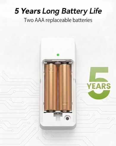 مستشعر نافذة الباب الذكي MOCREO LD1 LoRa، نطاق طويل جدًا 2000 قدم، عمر البطارية 5 سنوات، تنبيه فتح الباب الأيسر، إنذار ضد الكاذبة، لا رسوم شهرية، المحور مطلوب (غير متضمن) in Kuwait