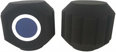 Gralara Mic Soundproofing Acoustic Barrier Insulation Acoustic Noise Reduction Cover Windproof for Singers, Podcasters, Blue, C6 Capacitor in Saudi Arabia