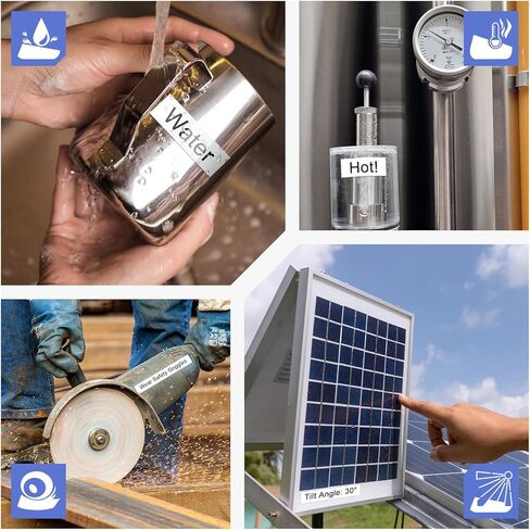 GREENCYCLE 5 عبوات TZe-S251 شريط لاصق قوي للغاية 24 مم متوافق مع TZe-S251 TZ-S251 AZe-S251 0.94 بوصة أسود على ملصق أبيض لـ PT-2730 D600VP D800W H500LI P700 P710BT P750W in Kuwait