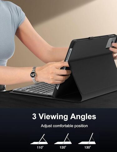 حافظة لوحة المفاتيح لجهاز 2025 Lenovo Idea Tab Plus 12.1 بوصة/Tab K12، لوحة مفاتيح لاسلكية مغناطيسية قابلة للفصل وحقيبة PU ممتازة مع حامل أقلام لجهاز Lenovo Idea Tab Plus/Tab K12 مقاس 12.1 بوصة (TB361FU/TB361ZU) in Kuwait