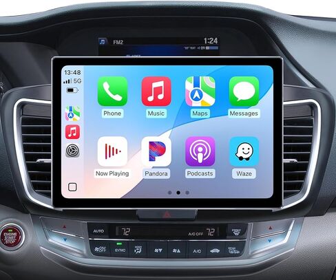 11.5" Car Radio Stereo for Honda Accord 2013-2017, 4+64G IPS HD Touch Screen with Wireless CarPlay & Android Auto, 5G WiF GPS Navigation FM SWC Bluetooth, 1080P Backup Camera in Kuwait