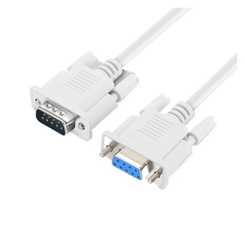 MOWU DB9 9 Pin ذكر إلى أنثى RS232 كابل تسلسلي متصل مباشرة COM تمديد كابل لطابعة الكمبيوتر الماسح الضوئي 1.5M 300cm 5M (أسود، 300 سم) in Kuwait