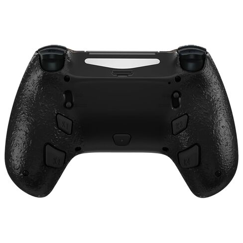 وحدة تحكم لاسلكية HEXGAMING HYPER متوافقة مع أزرار ps4-4 الخلفية، وإيقاف المشغلات، وأعواد الإبهام القابلة للتبديل - نمط خشبي أسود in Kuwait