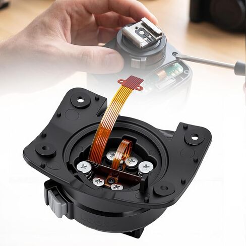 Diyeeni Hot Shoe Mount Foot Hot Shoe Base Foot Bracket Flash Repair Part for V1ProS Flash Replacement ABS Metal Durable Stable Connection in Kuwait