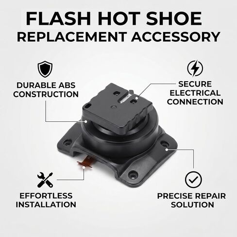 Vikye V1 Pro - S Hot Shoe Replacement Mount Foot, Flash Repair Parts Hot Shoe Base Foot Bracket Compatible with V1 Pro - S Flash Accessory Hotshoe Replacement in Kuwait