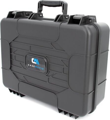 CASEMATIX Hard Shell Projector Travel Case Compatible with BenQ TK710, AK700ST, TK700, AH30ST, AW30ST, LH600ST+, LW600ST+ and More With Customizable Foam Fits 14.5 x 10.5 x 4.5 Maximum in Kuwait