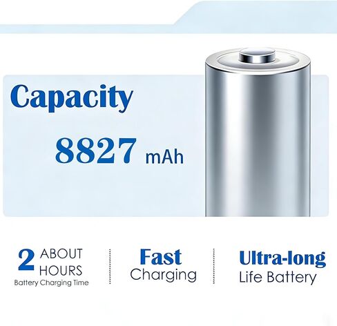 New Upgrade A1484 Battery for iPad 5, 7,8,9/iPad Air A1823/A1893/A1954/A2197/A1484/A1474/A1475/A1476 [0 Cycle] - 3.8V Li-Ion Replacement Battery in Kuwait