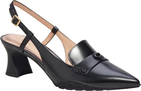 Coach Women's Nikola Leather Hybrid Slingback Pump in Saudi Arabia